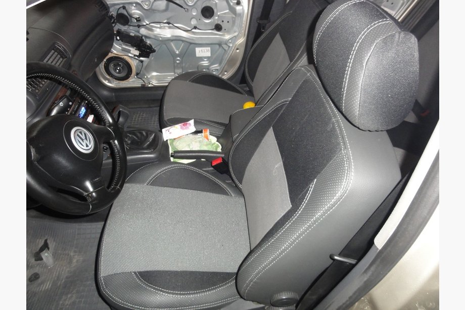 Volkswagen Passat B5 1997-2005 рр. Авточохли (кожзам↗тканина, Premium) Фото 1