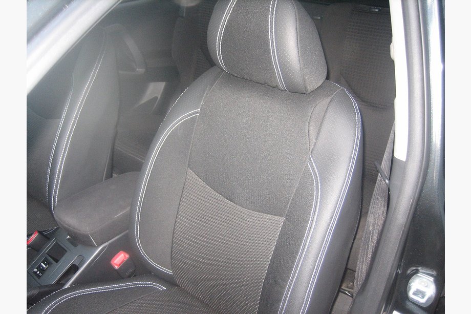 Toyota Rav 4 2006-2013 рр. Авточохли (кожзам↗тканина, Premium) Фото 2