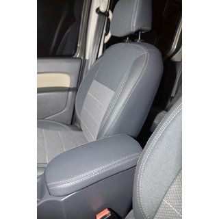 Авточохли (кожзам↗тканина, Premium) Mercedes Citan 2013-2021 рр. фото 4