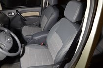 Mercedes Citan 2013-2021 рр. Авточохли (кожзам↗тканина, Premium) На всі сидіння фото 5