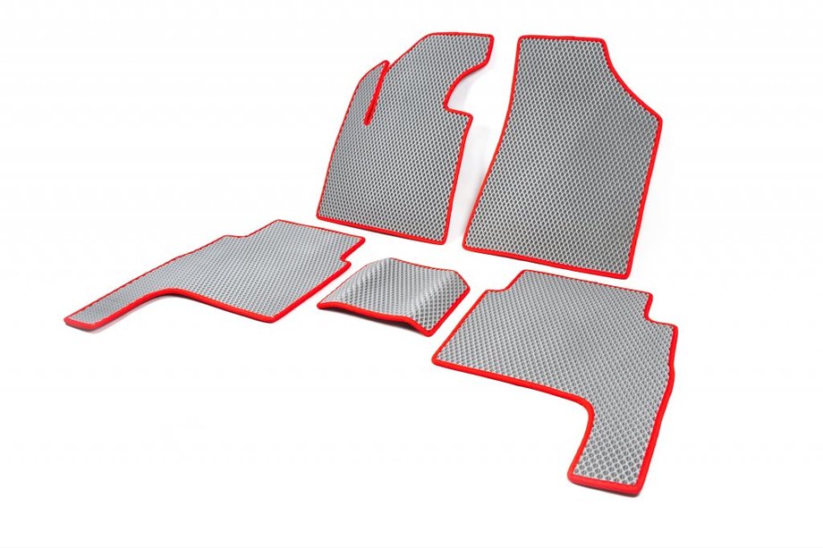 Hyundai Santa Fe 2 2006-2012 рр. Килимки EVA (сірі) 2010-2012 Image