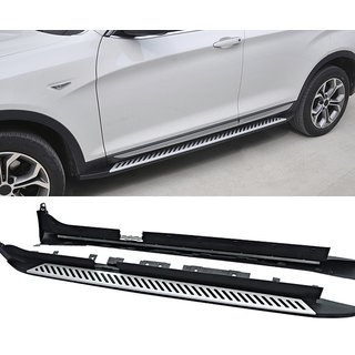 Бокові пороги ОЕМ V3 (2 шт., алюміній) BMW X4 F26 2014-2018 рр. фото 2