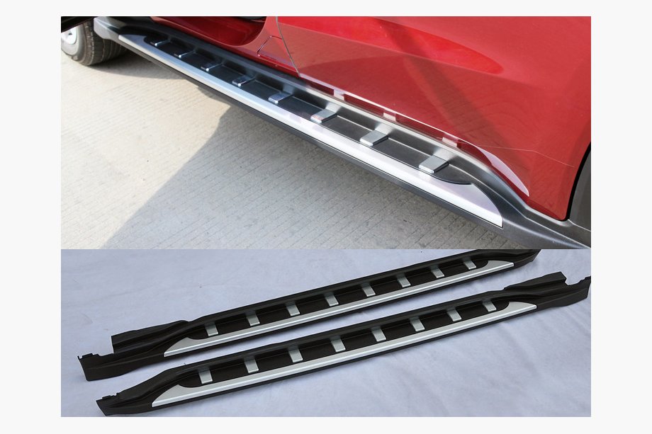 Honda HR-V 2014-2021 рр. Бокові пороги тип-1A (2 шт) Image