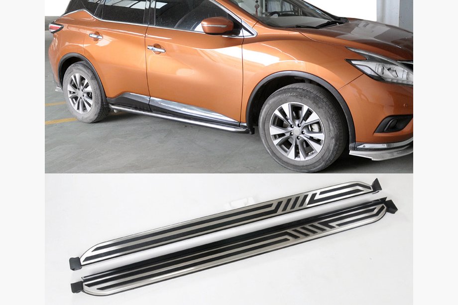 Nissan Murano 2014- рр. Бокові пороги V2 (2 шт) Image
