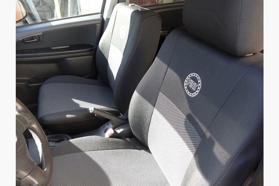 Fiat Sedici 2006-2014 рр. Авточохли (тканинні, Classik) Image