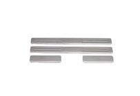 Volkswagen Polo 2017- рр. Накладки на пороги OmsaLine (4 шт., нерж.) фото 1