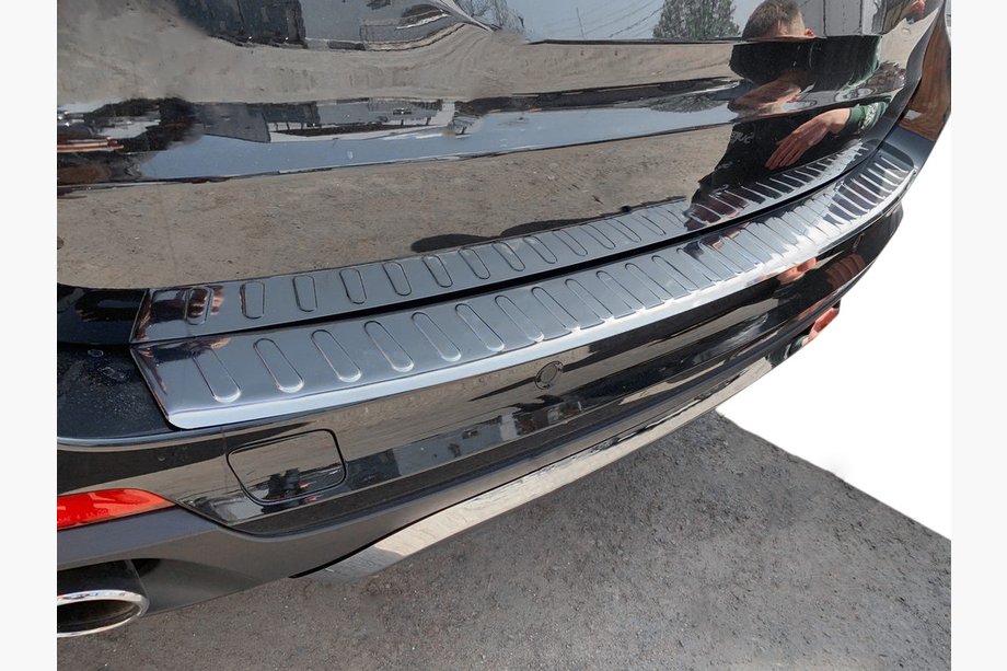 BMW X5 F15 2013-2018 рр. Накладка на задній бампер (Carmos) Image