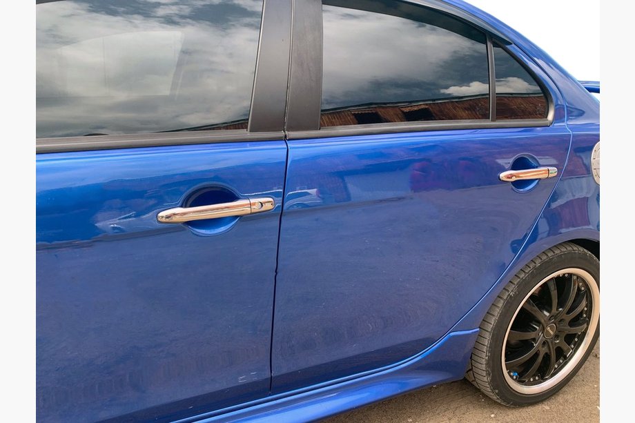 Mitsubishi Lancer X 2008- рр. Накладки на ручки (4 шт) Image