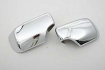 BMW 3 серія E46 1998-2006 рр. Хром накладки на дзеркала (2 шт., ABS) фото 1