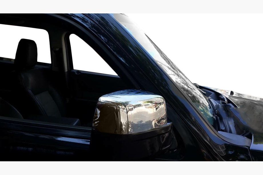Jeep Cherokee/Liberty 2007-2013 рр. Накладки на дзеркала (2 шт., нерж.) Image