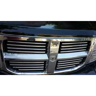 Хром накладки на решітку (нерж) Dodge Nitro 2006-2011 рр. фото 2