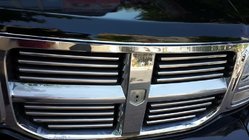 Dodge Nitro 2006-2011 рр. Хром накладки на решітку (нерж) фото 2
