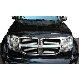 Хром накладки на решітку (нерж) Dodge Nitro 2006-2011 рр. фото 1