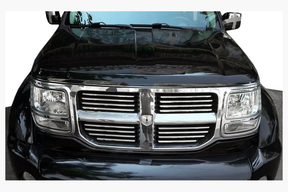 Dodge Nitro 2006-2011 рр. Хром накладки на решітку (нерж) Image