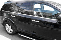 Dodge Journey 2008-2020 рр. Окантовка вікон (6 шт, нерж.) фото 1