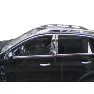 Комплект хрому навколо бокових вікон (нерж) Opel Antara 2006-2017 рр. фото 1