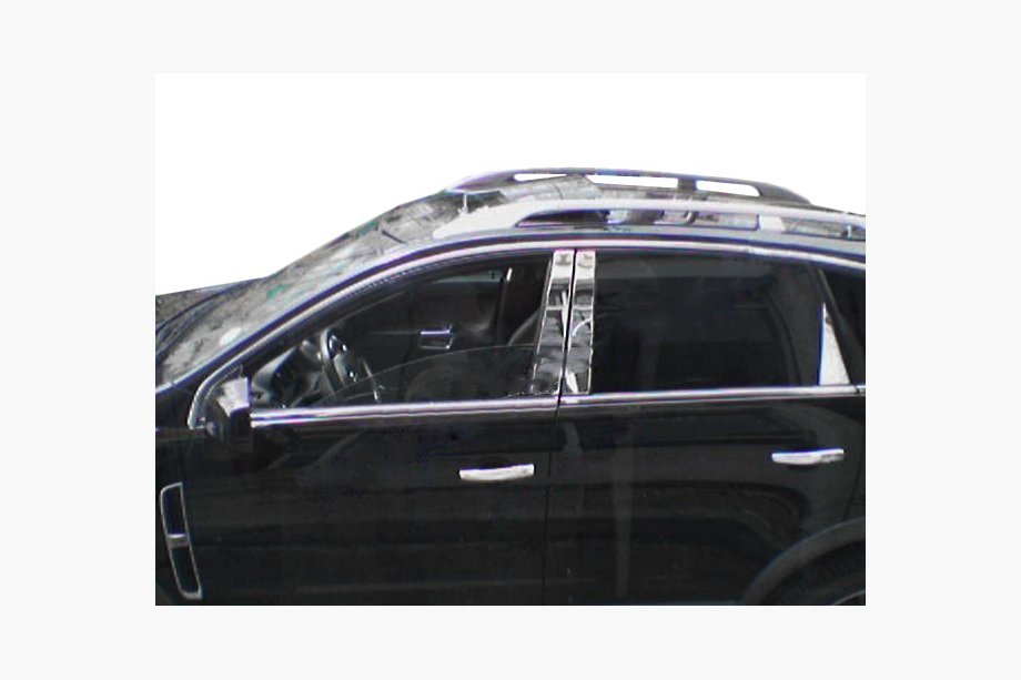 Opel Antara 2006-2017 рр. Комплект хрому навколо бокових вікон (нерж) Image