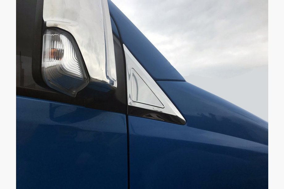 Mercedes Sprinter W906 2006-2018 рр. Накладка біля дзеркал (2 шт., нерж) Фото 2