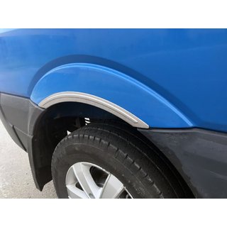 Накладки на арки вузькі (4 шт, нерж) Volkswagen Crafter 2006-2016 рр. фото 1