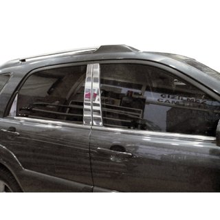 Накладки на стійки (6 шт, нерж) фото 1