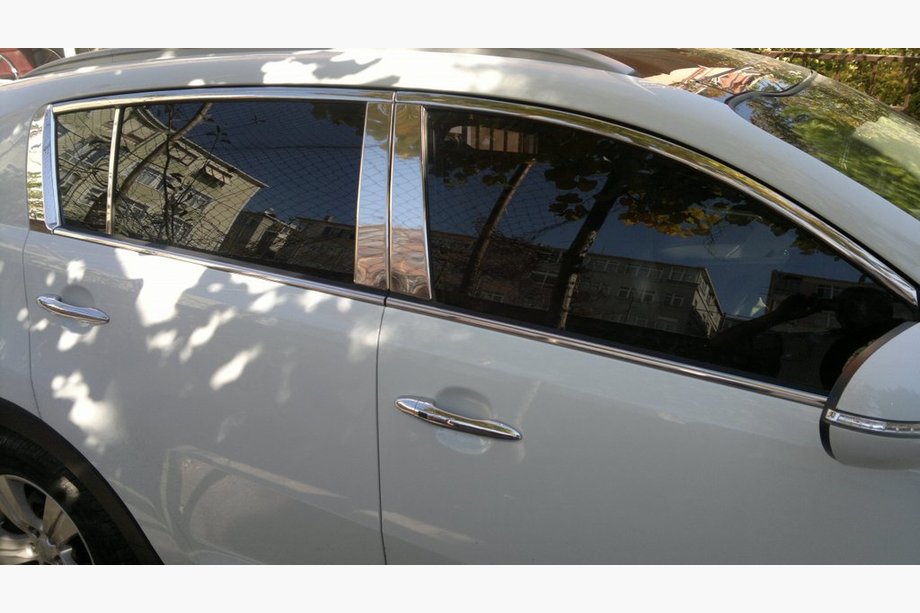 Молдинг дверних стійок (10 шт, нерж.) Image