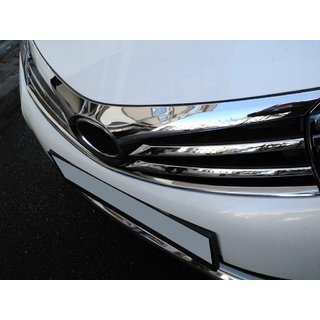 Накладка на решітку радіатора (2013-2016, нерж.) фото 1