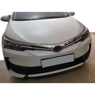 Накладки на решітку радіатора (2017-2019, нерж.) фото 1