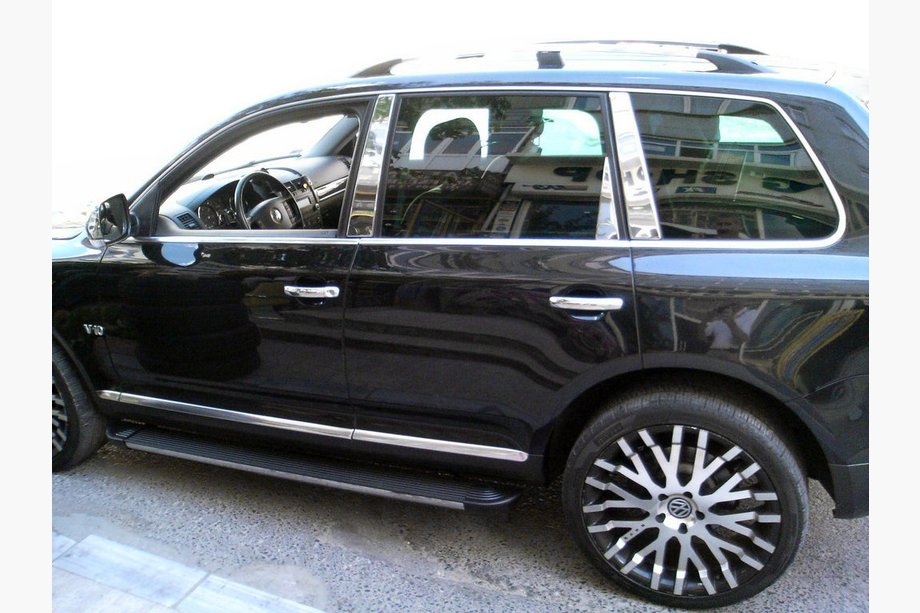 Накладки на стійки (8 шт, нерж) Image