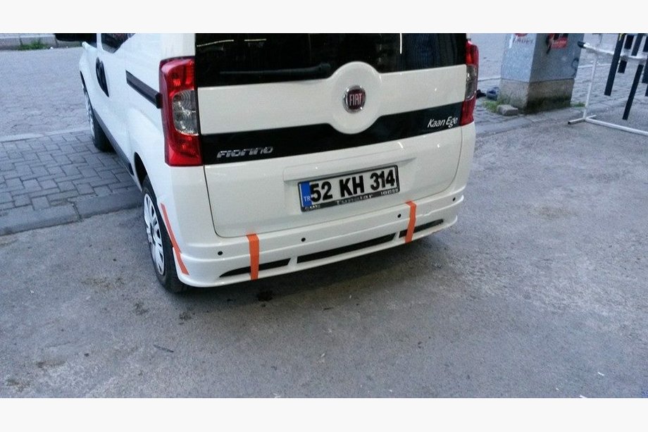 Citroen Nemo 2007-2017 рр. Накладка на задній бампер Emotion (під фарбування) Фото 2