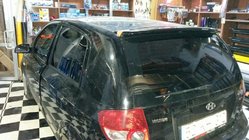 Hyundai Getz 2002- рр. Спойлер (під фарбування) фото 2