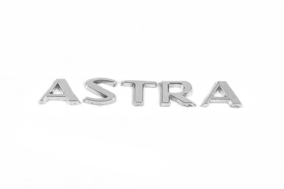 Opel Astra G classic 1998-2012 рр. Напис Astra (128мм на 17мм) Image