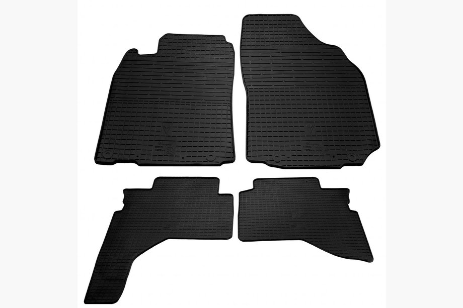 Mitsubishi Pajero Sport 1996-2007 рр. Гумові килимки (4 шт, Stingray Premium) Image