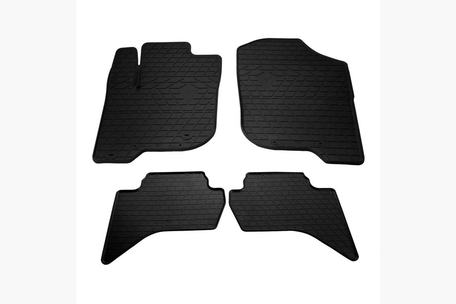 Mitsubishi L200 2006-2015 рр. Гумові килимки Європа (4 шт, Stingray Premium) Image