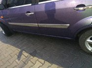 Ford Fiesta 2002-2008 рр. Накладки на ручки (4 шт., нерж.) фото 6