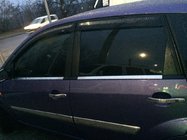 Ford Fiesta 2002-2008 рр. Зовнішня окантовка стекол (4 шт, нерж) фото 4