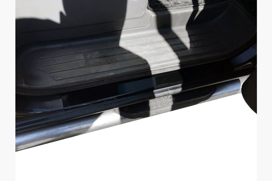 Peugeot Partner Tepee 2008-2018 рр. Накладки на пороги DDU (4 шт, ABS, мат) Image