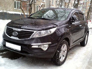 Kia Sportage 2010-2015 рр. Дефлектор капота VIP фото 1