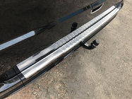 Mercedes Viano 2004-2014 рр. Накладка на задній бампер з загином (Carmos V1, нерж) фото 2