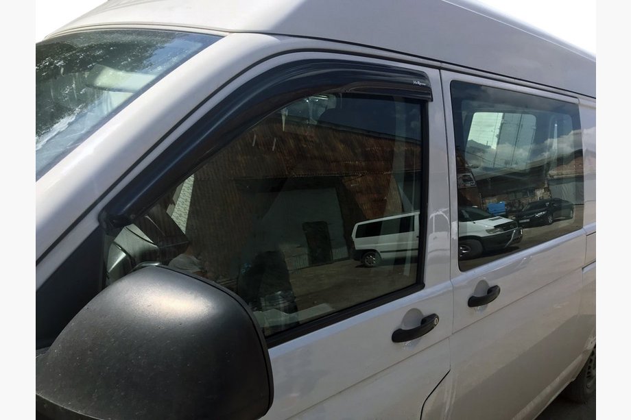Volkswagen T5 Transporter 2003-2010 рр. Вітровики (2 шт, MyRacing) Image