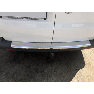 Накладка на задній бампер (Carmos V1, сталь) Volkswagen T5 Transporter 2003-2010 рр. фото 1