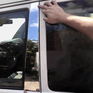 Уцінка! Хром на стійки (ліва сторона) Volkswagen T5 2010-2015 рр. фото 1