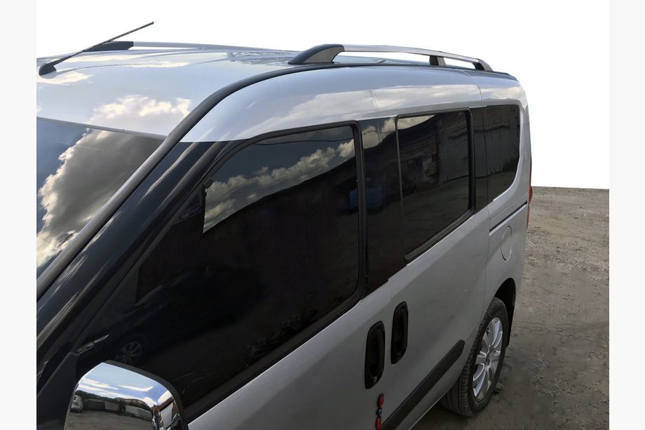 Fiat Doblo II 2010-2022 рр. РОЗПРОДАЖ!!! Рейлінги Сірий металік Стандартна база Image