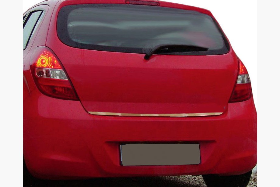 Hyundai I-20 2008-2012 рр. Кромка багажника (нерж.) Image