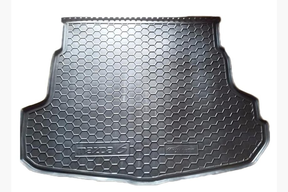 Mazda 6 2003-2008 рр. Килимок багажника SD (Autogumm, гума) Image