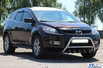 Mazda CX-9 2007-2016 рр. Передній захист WT003 (нерж.) фото 3