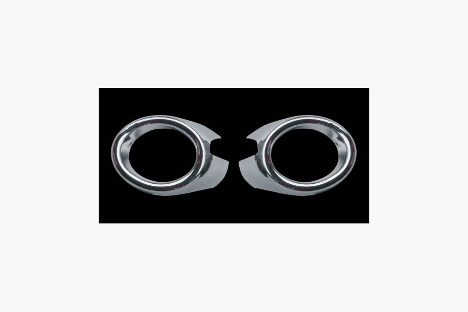 Mazda 3 2003-2009 рр. Накладки на противотуманки (2 шт., пласт) Image