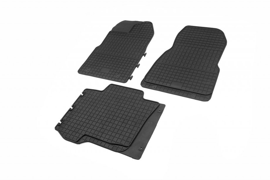 Ford Transit 2014- рр. Гумові килимки (3 шт, Polytep) Image