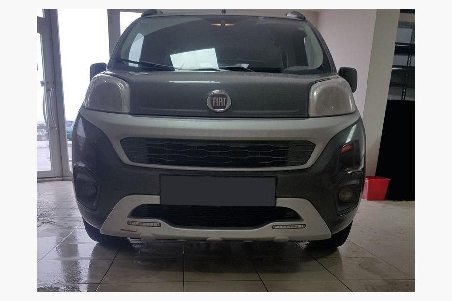 Peugeot Bipper 2008-2017 рр. Передня губа LED (2014+, під фарбування) Image