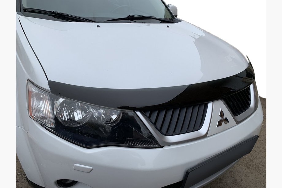 Mitsubishi Outlander 2006-2012 рр. Дефлектор капота 2009-2012 (EGR) Image