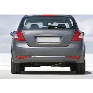 Накладка на торець заднього бампера OmsaLine (2009-2012, HB, нерж.) Kia Ceed 2007-2012 рр. фото 3